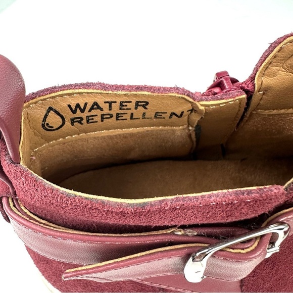 Vionic Romy Ankle Boot 7.5 Red Shiraz Zip Up Bootie Womens Brand New - Picture 5 of 10